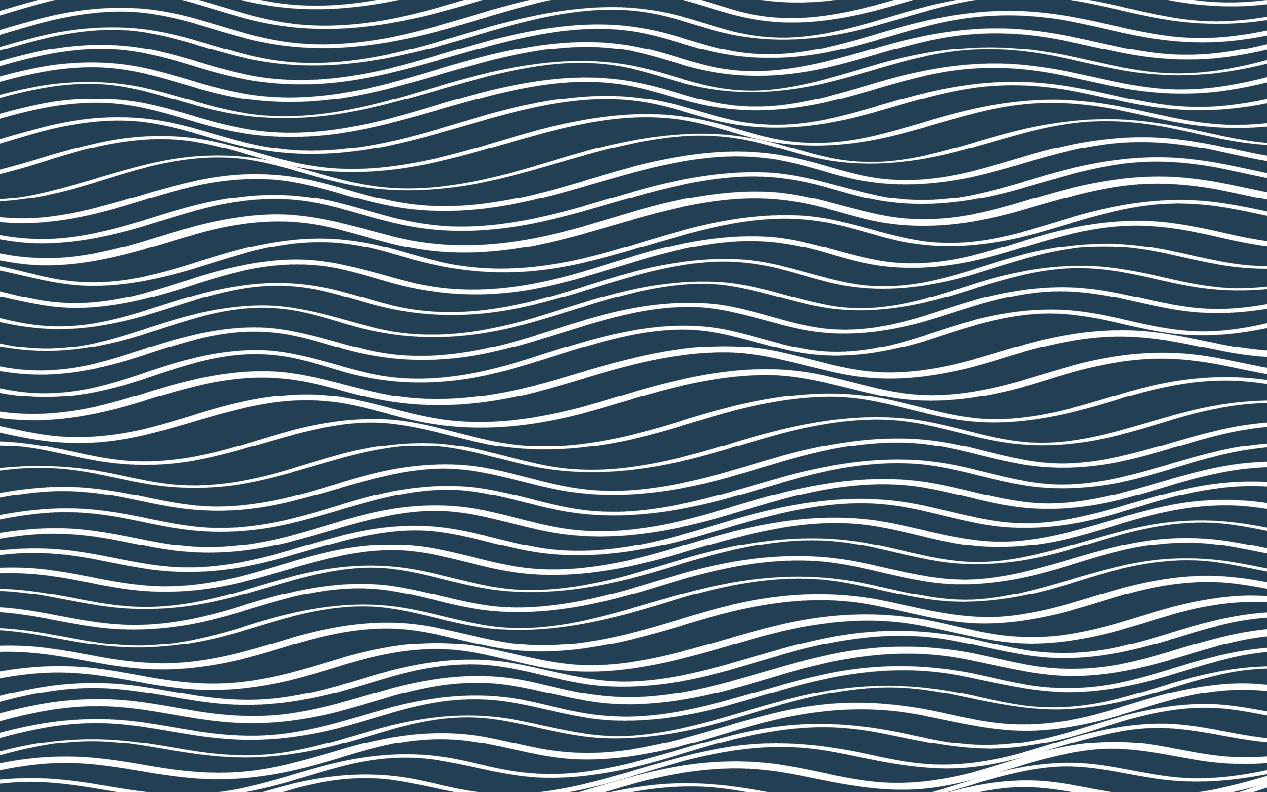 Kaitlin McMillan site hero with flowing white waves on dark blue.
